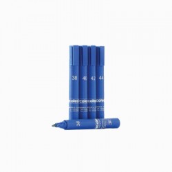 Rotuladores de test azul