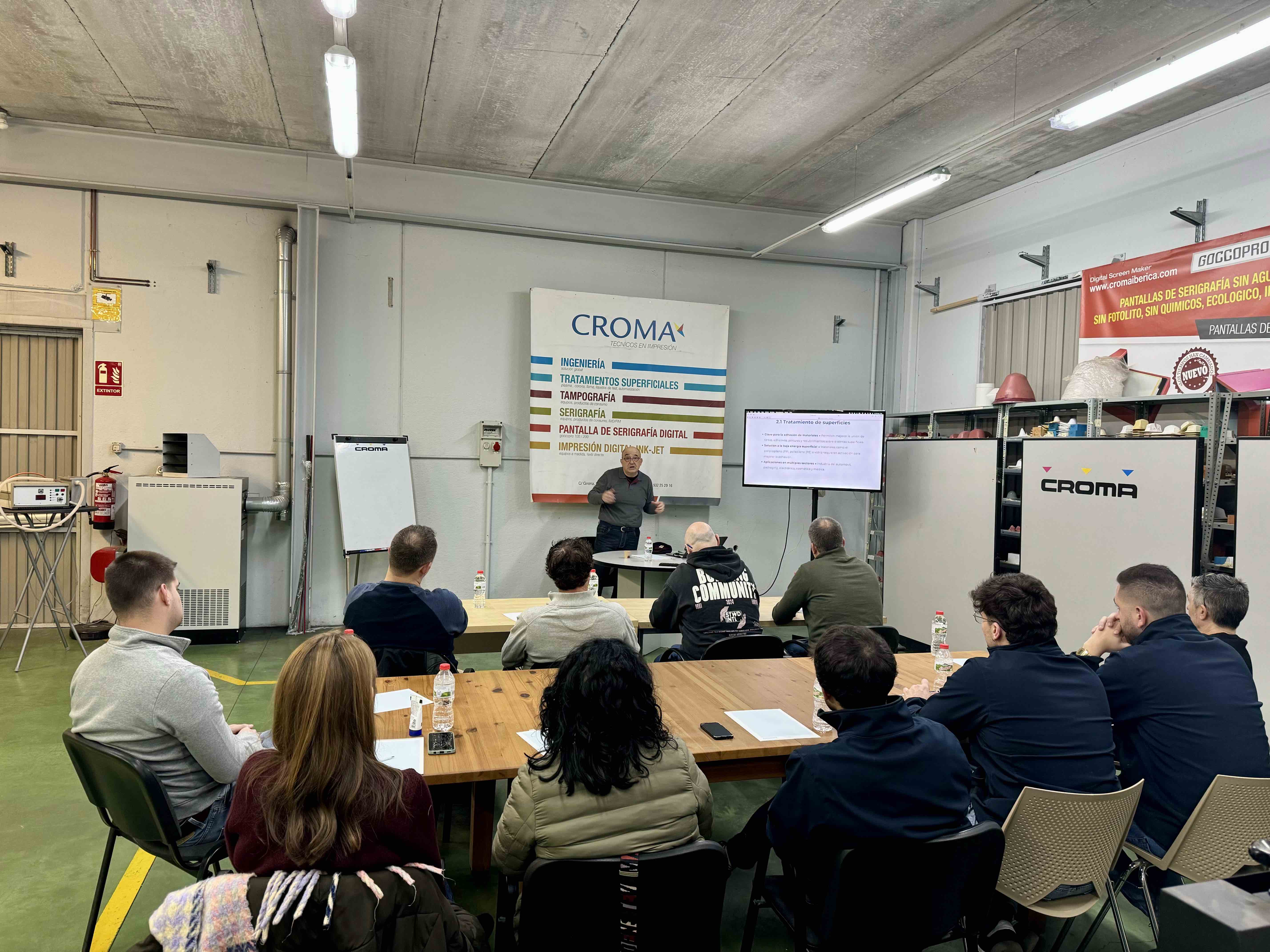 Formación Técnica en Serigrafía, Tampografía y Tratamiento de Superficies para empresas.